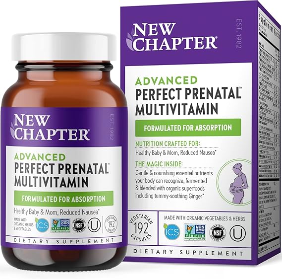 New Chapter Perfect Prenatal Vitamins,192ct, Organic