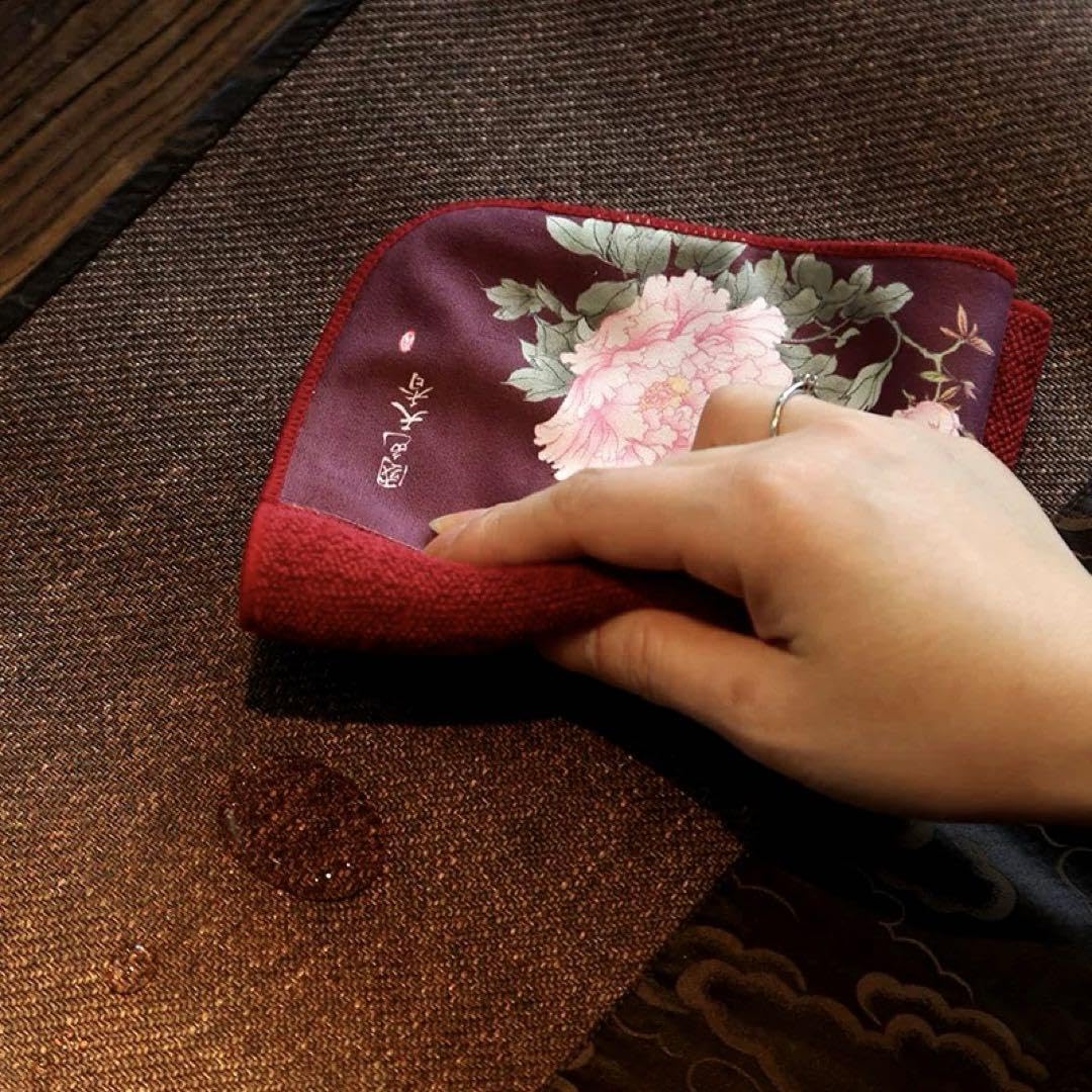 Amazon.co.jp: 牡丹の茶巾ティータオルシノワズリ李朝ルボンボン中国