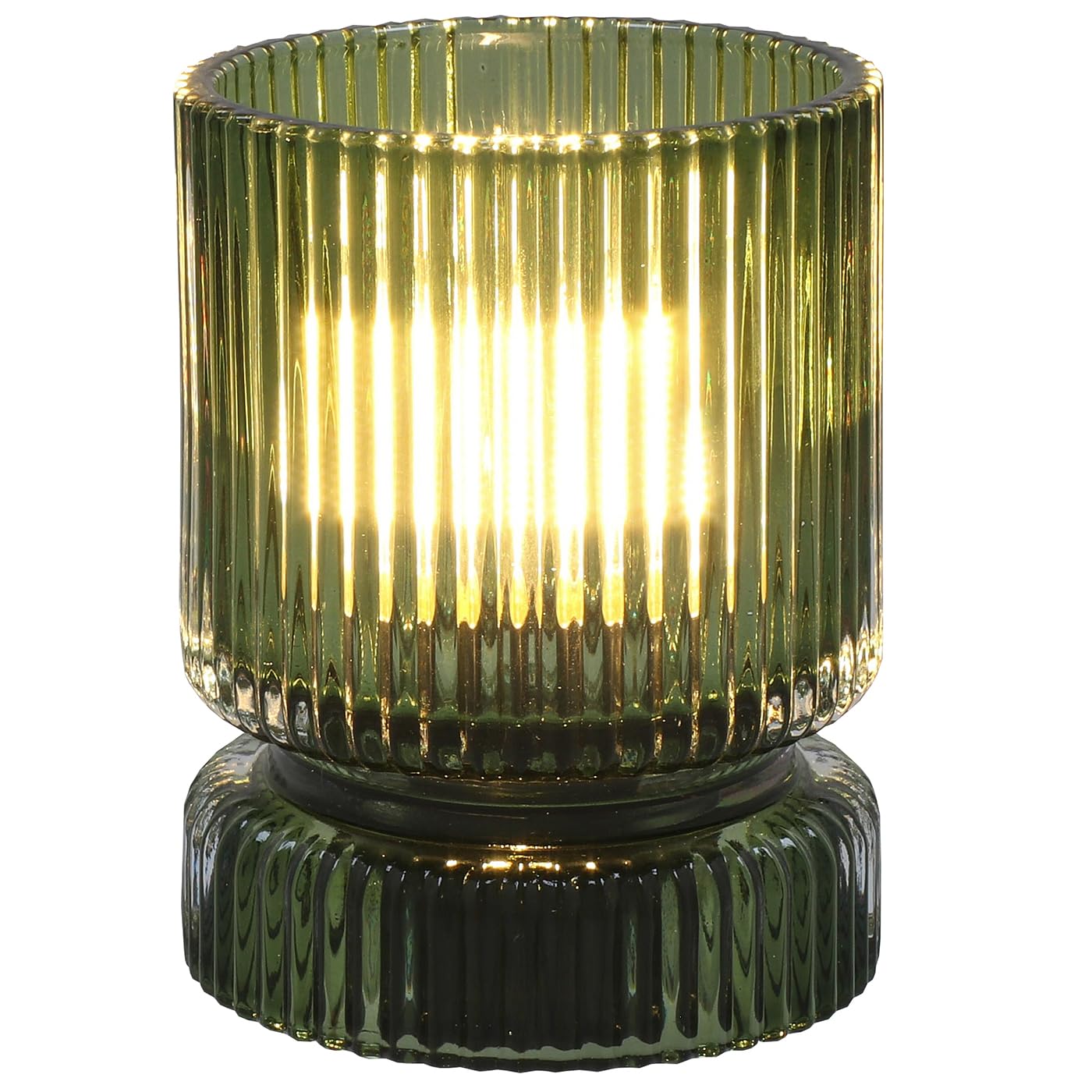Shudehill Giftware Posh LED Lamp in Ball and Tube Designs - Blue, Gold, Grey, Green and More Colours! (Small Green)