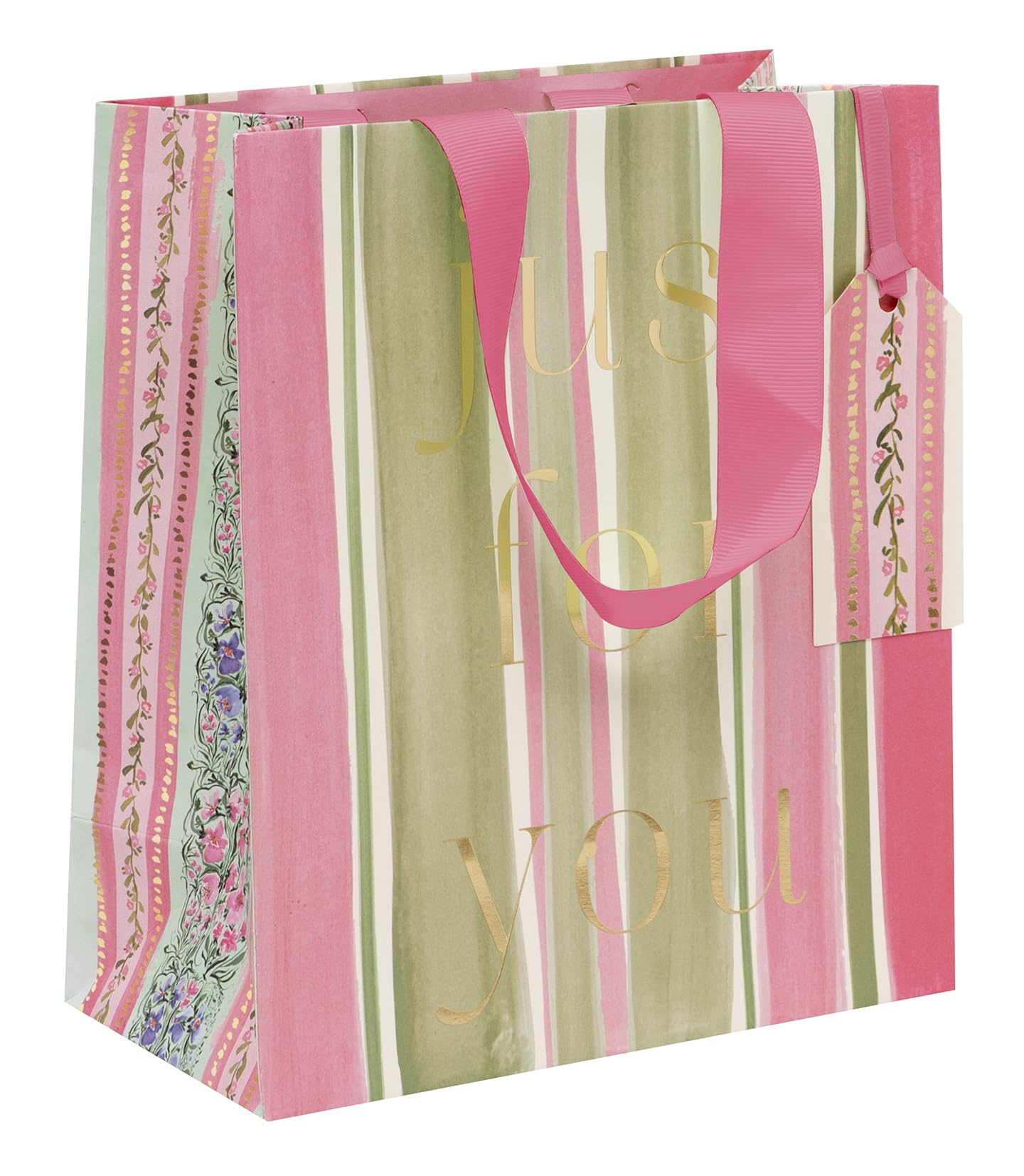 Glick Medium Gift Bag - Summer Wash Floral Design - 200 x 225 x 100mm