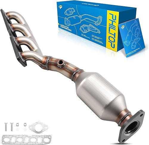 Vista 46 de PHILTOP Convertidor Catalítico de Salida Recta Compatible Directamente con Elantra 2.0L 2004-2012, Tiburon 2.0L 2007-2008, Spectra/Spectra5 2.0L