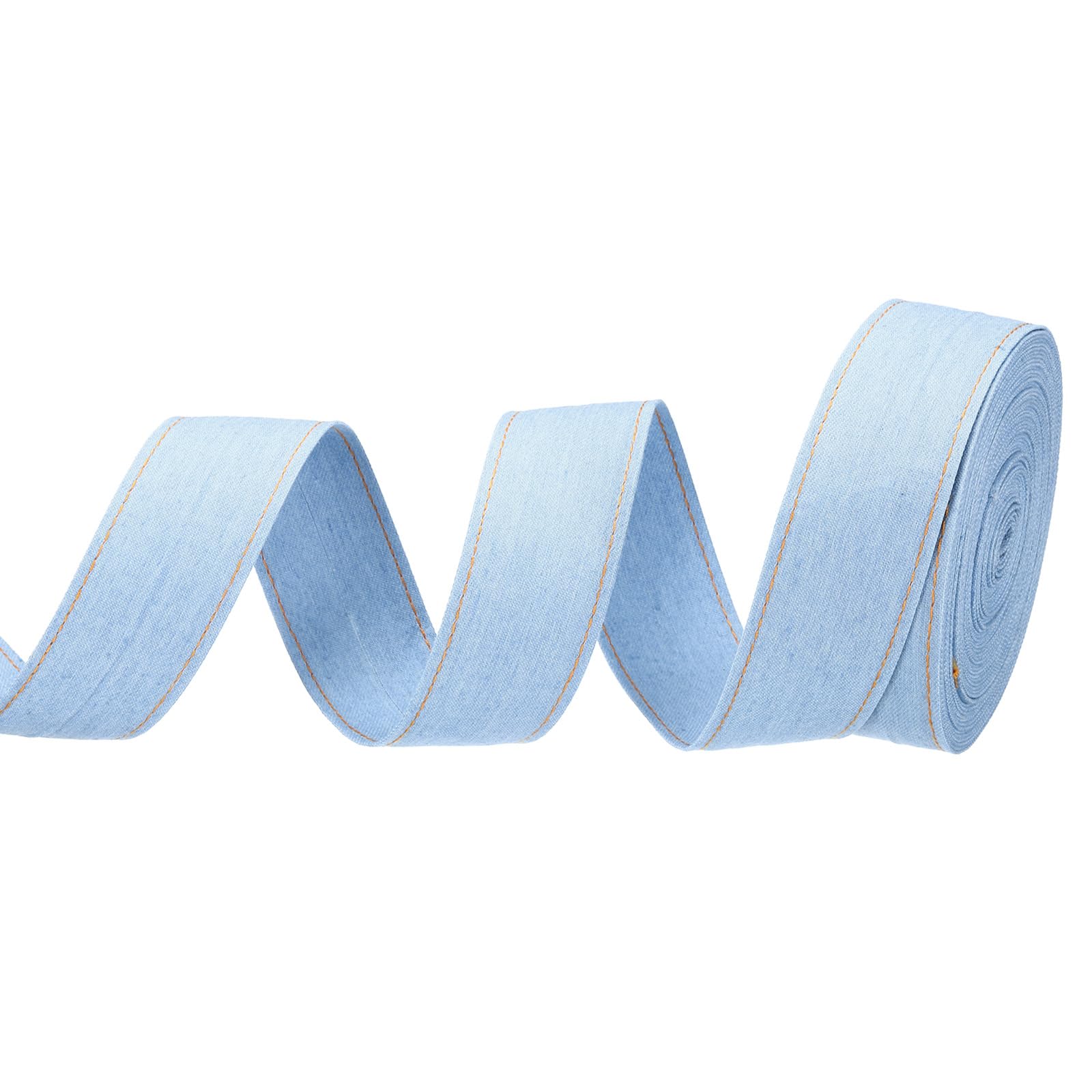 Ruban en denim de 3,81 cm de large pour couture et nœuds de cheveux
