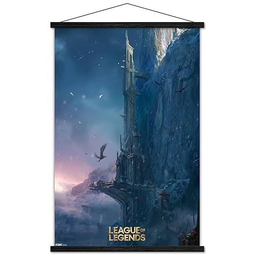Trends International League of Legends - Howling Abyss Wall Poster with Magnetic Frame