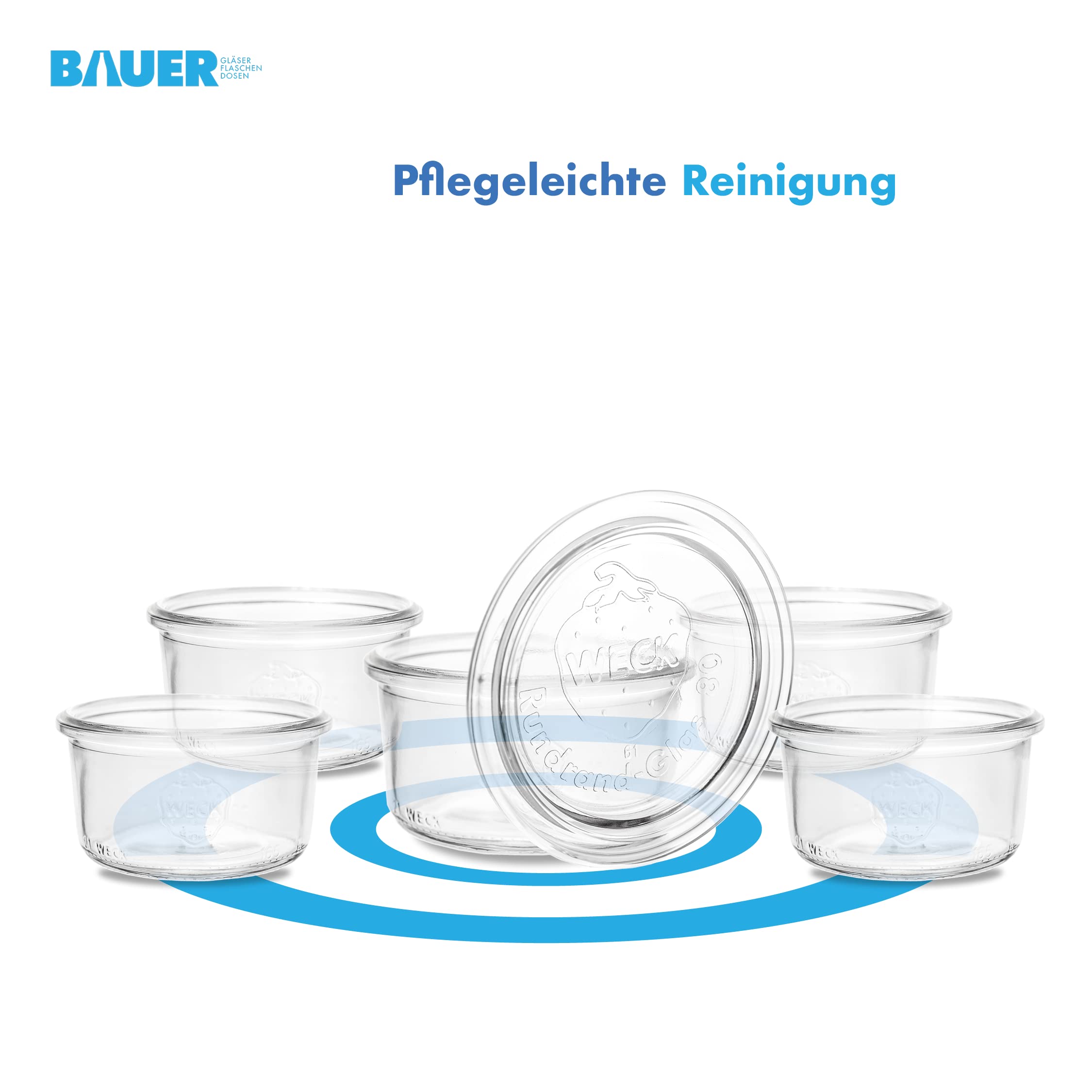700ml Delicatessenglas met Vershouddeksel WECK RR80 - Bewaar Met Gemak
