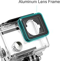 Vista 3 de Funda impermeable para GoPro Hero 4 3 3+, 131 pies, protección subacuática, accesorios ideales para buceo, esnórquel, surf, buceo, carcasa de buceo