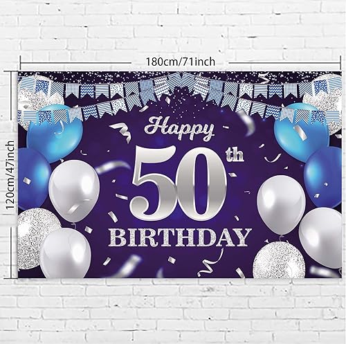 Vista 58 de Cartel de feliz cumpleaños número 31, globos azul marino, bandera de confeti a rayas, puntos de luz, saludos a 31 años, decoración temática