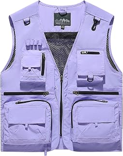 Women's Outdoor Breathable Multiple Pockets Quick Dry Safair Cargo Fishing Work Vest
