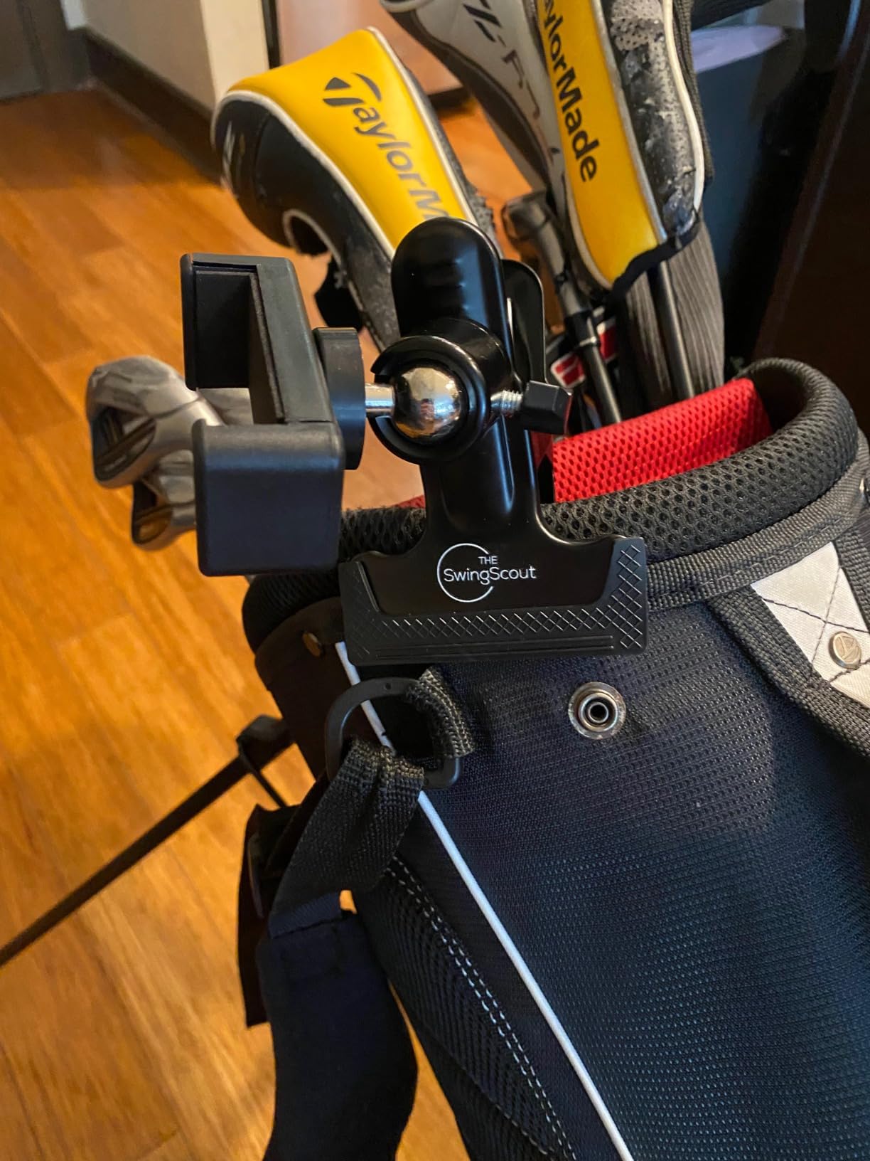 Record Your Golf Swing The SwingScout Golf Bag Phone