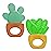 Dr. Brown\'s AquaCool Water-Filled Teether, Cooling Baby Teether Toy for Sore Gums, Green Cactus, BPA Free, 3m+, 2-Pack