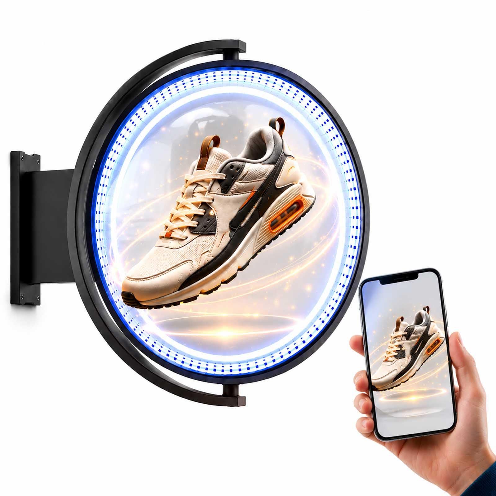 3D-Hologramm-Lüfter Für Einzelhandel, Restaurants, Bars Und Events 60CM