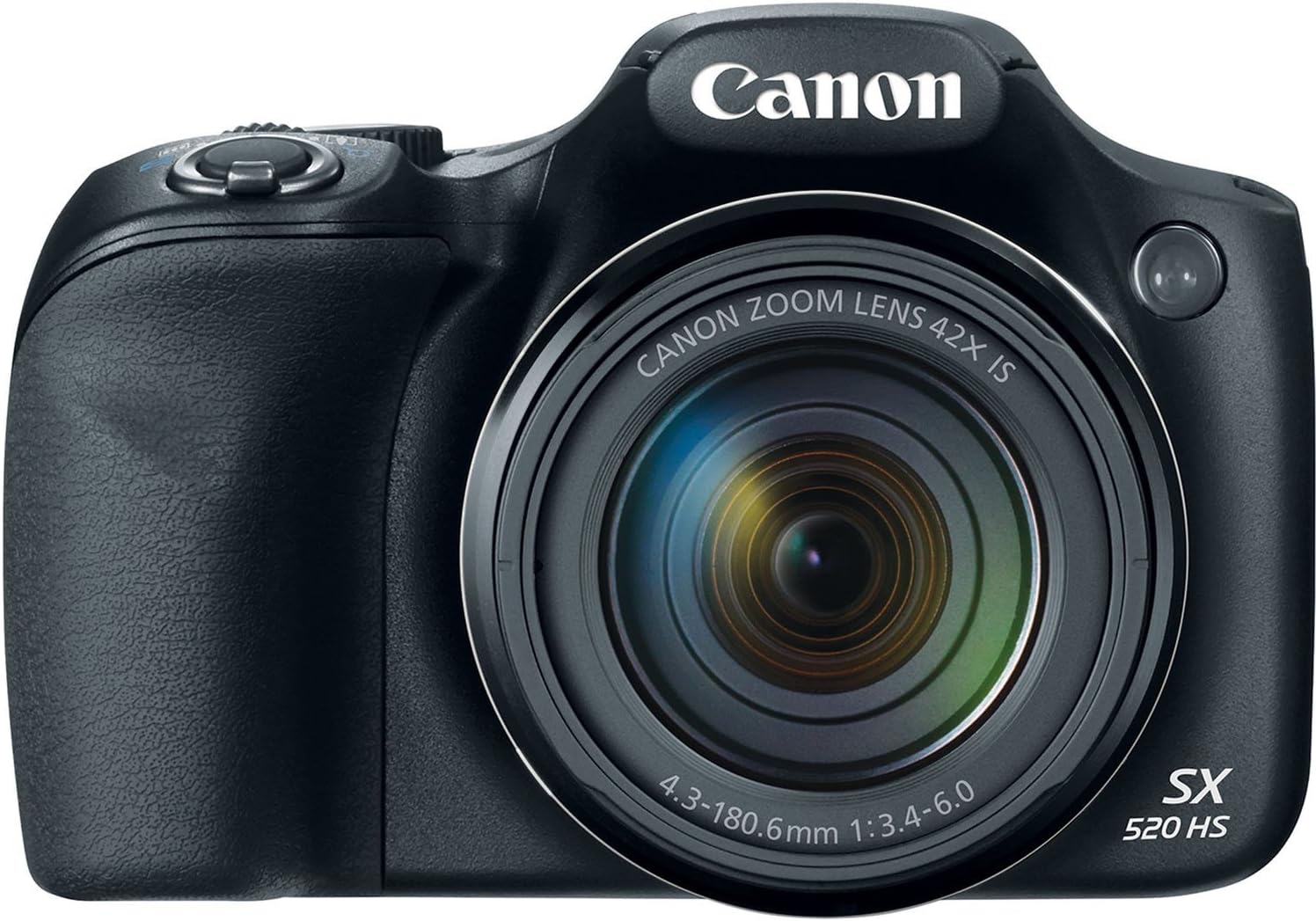 Canon PowerShot SX520 HS 16MP Digital Camera with 42x Optical Image Stabilized Zoom with 3-Inch LCD, Black (Renewed)