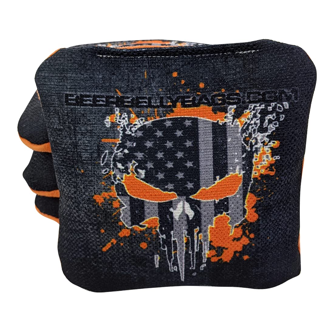 Cornhole - Competitive Series 4 Bags Resin Filled - Double Sided - Sticky Side | Slick Side - Basketweave