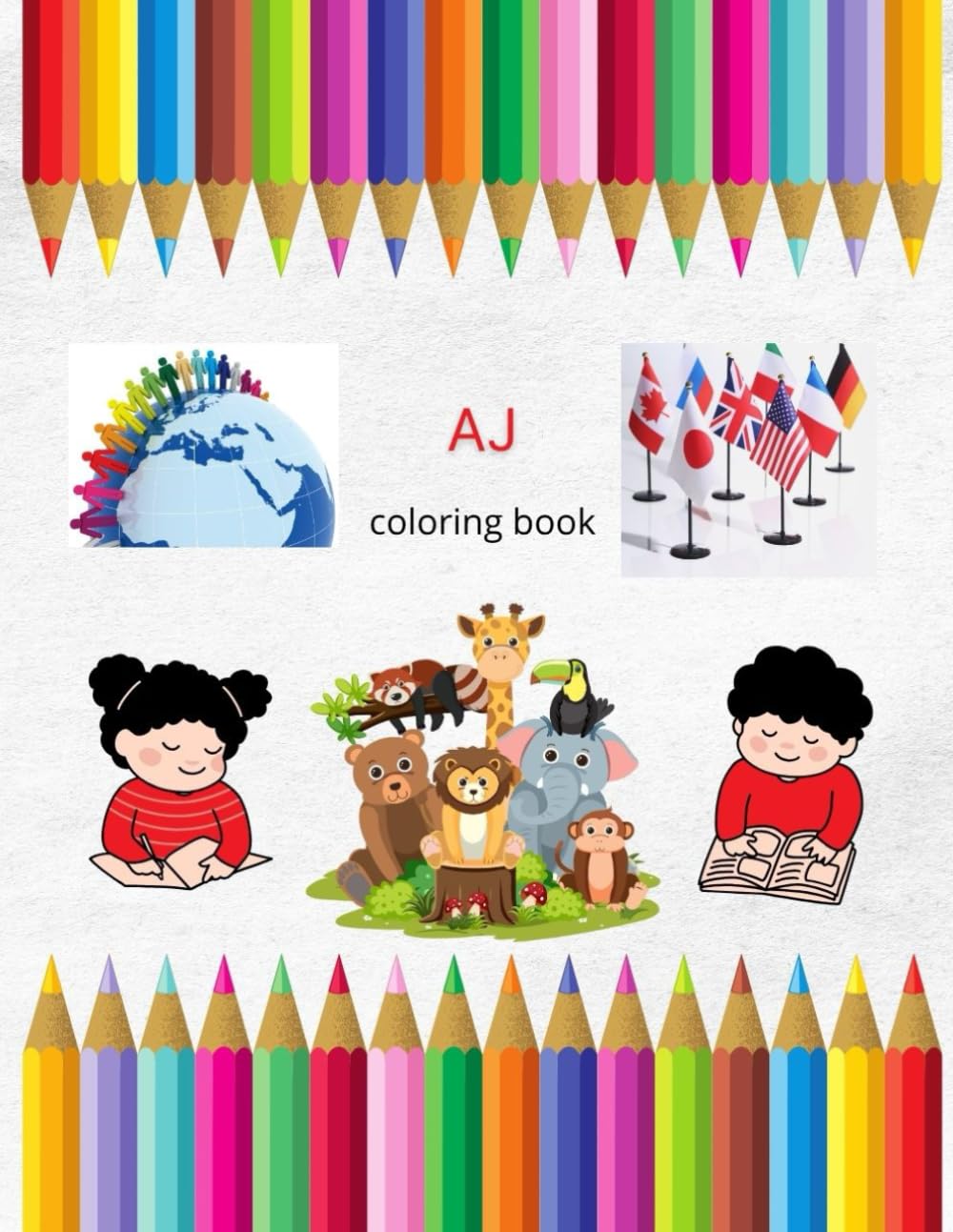 Coloring Book: by Anna Julia (Global Critters)