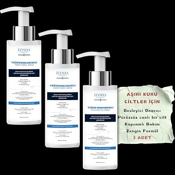 Yo un Nemlendirici Panthenol Y z ve V cut Kremi 3l  Set | Kuru ve Hassas Ciltlere 24 Saat Bak m - Organik Argan Ya , Shea Butter Ya , Propolis ve Collagen  erikli