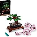 LEGO Botanicals Bonsai Tree Building Set - Artificial Bonsai Tree Plants for Home Decor, Adults Ages 18+ - Faux, Fake Plants for Table, Desk, Office - Birthday Gift for Men & Women - 10281