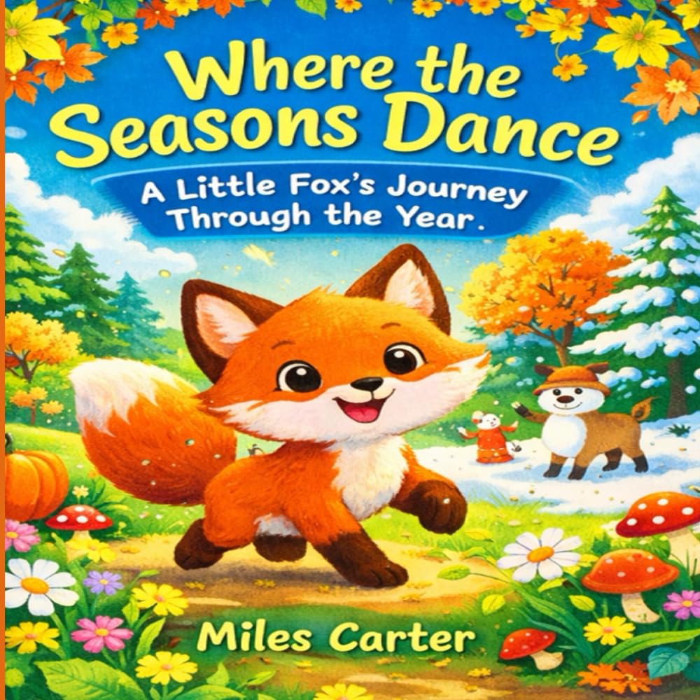 Where the Seasons Dance: A Little Fox’s Journey Through the Year