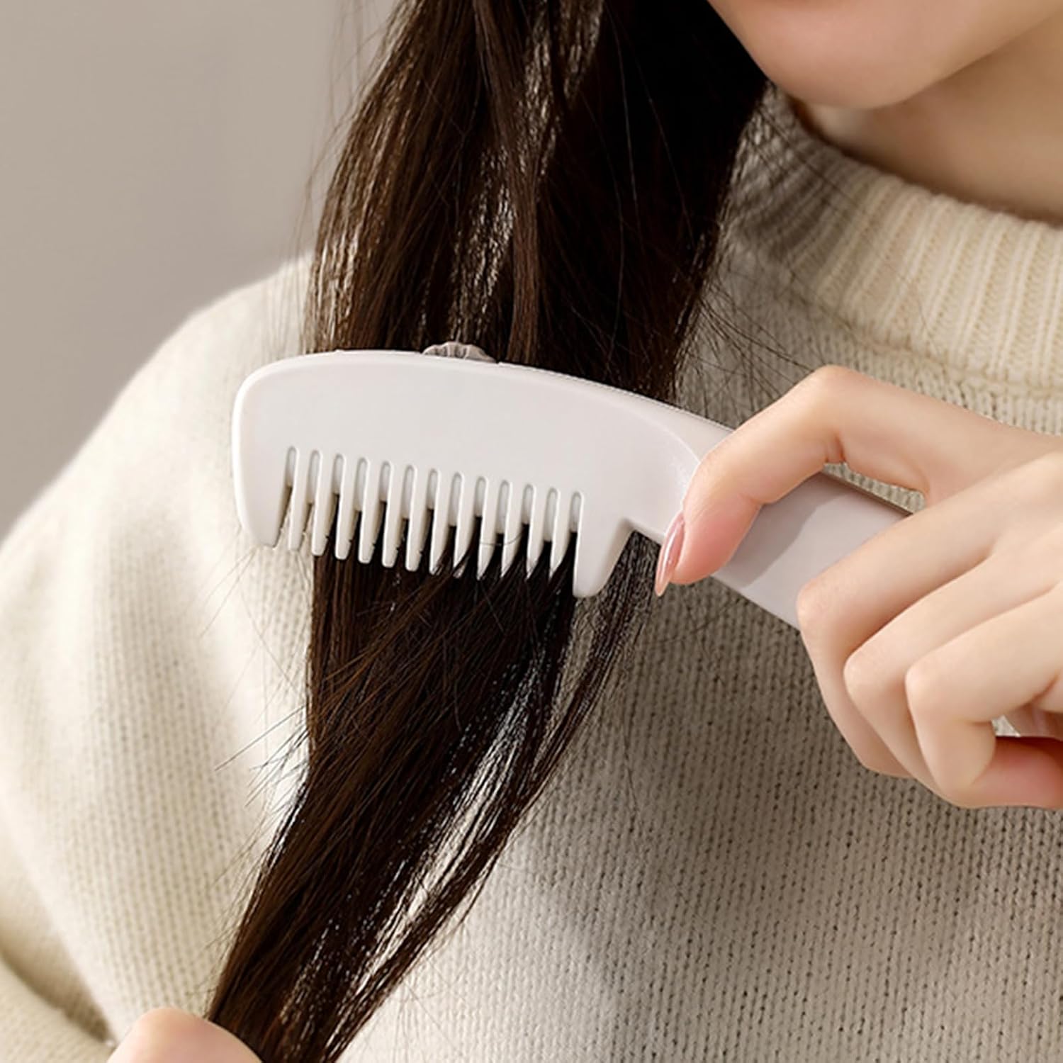 Infant Hair Trimmer with ABS Comb, Gentle Bangs and Split Ends