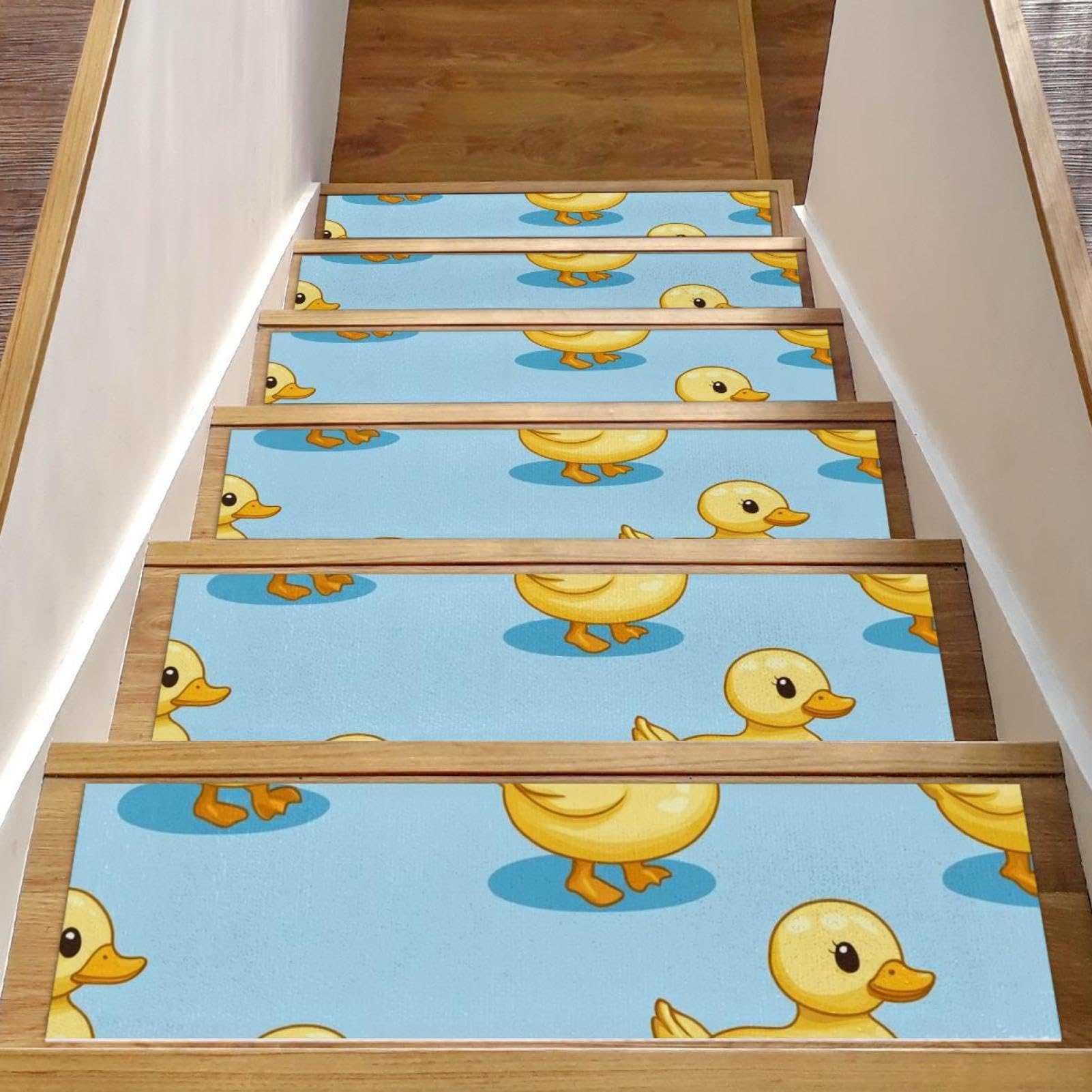 Tapis d'escalier antidérapants 20,3x76,2 cm bande protection marches bois