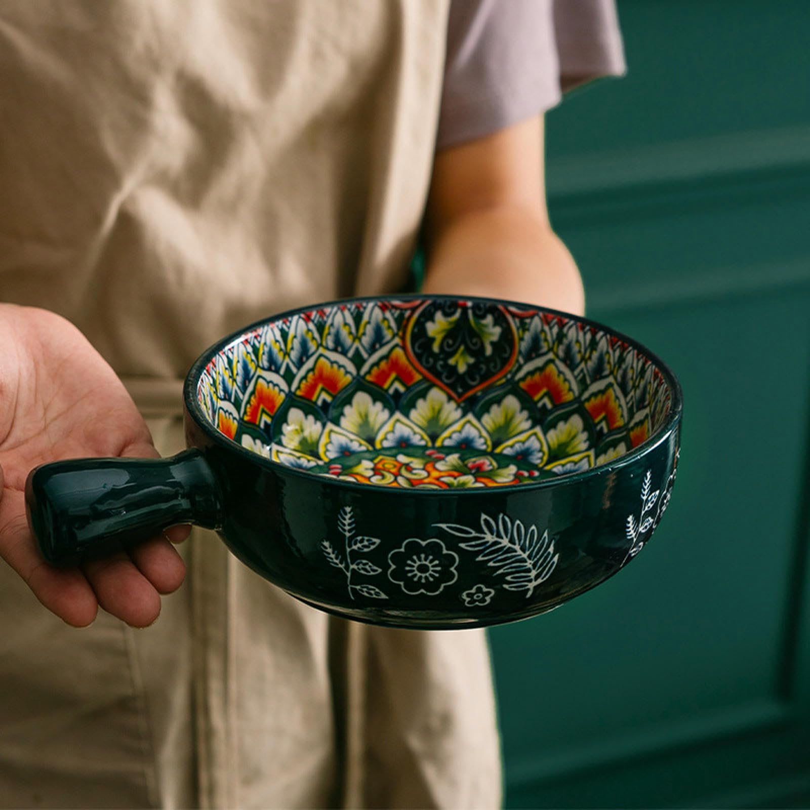 Miski do ryżu w stylu vintage, ceramiczne naczynia stołowe, miska do ryżu, wykwintne ceramiczne naczynia domowe odporne na wysoką temperaturę, kreatywne