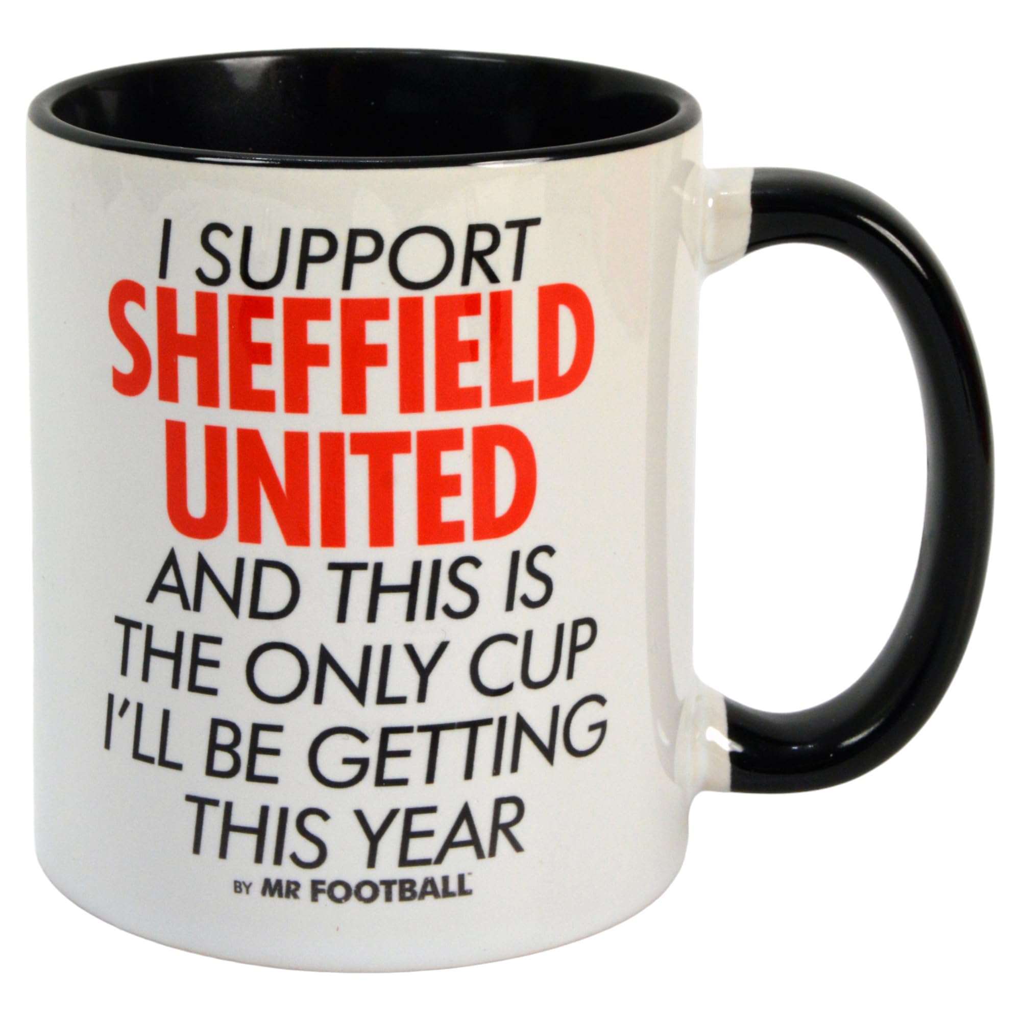 Ceramic I Support Sheffield Utdn United and This is only Cup Football Mug - Merchandise Gift for Fan