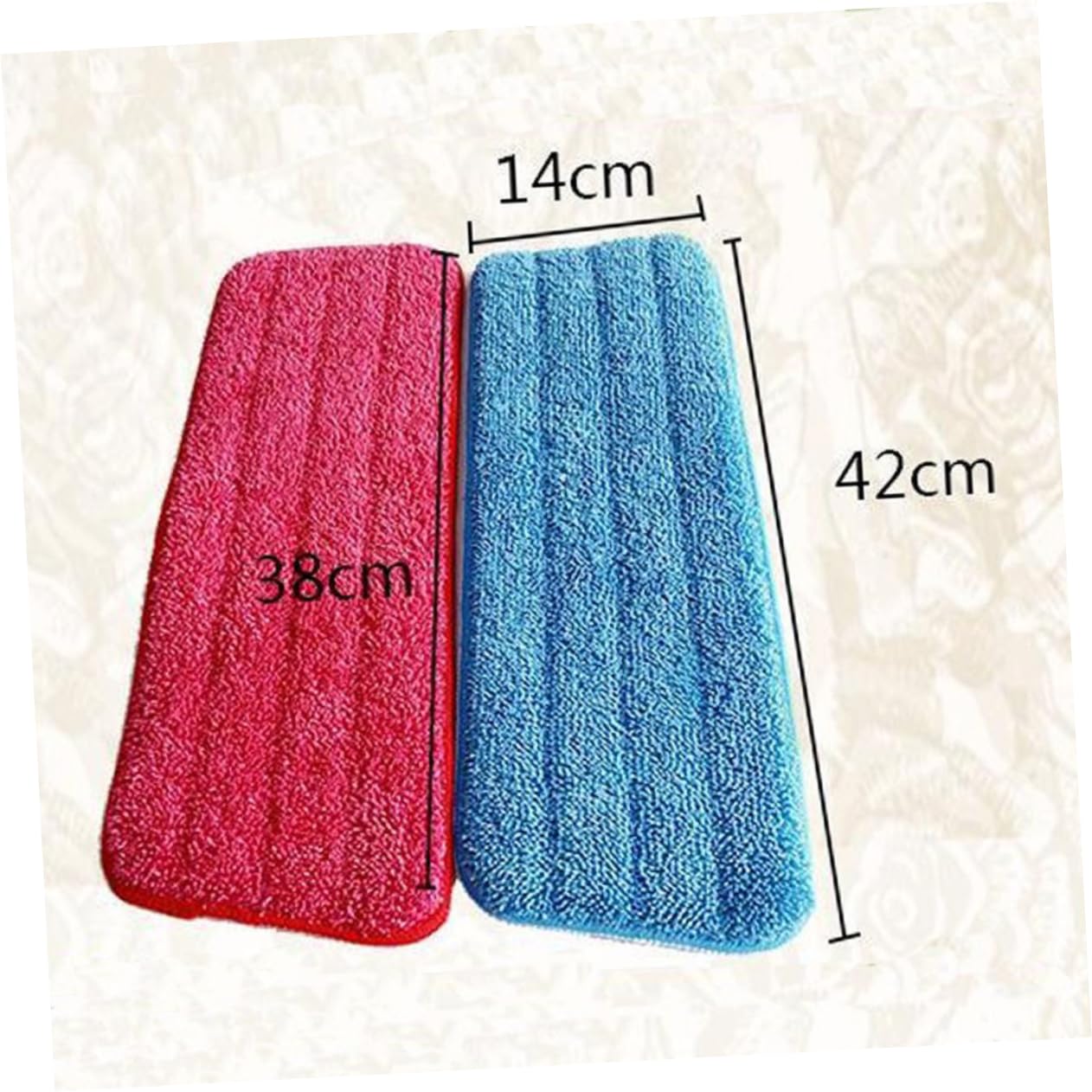 IWOWHERO Mop Replacement Kit 4Pcs Mop Covers Easy to Use for Home Commercial Cleaning