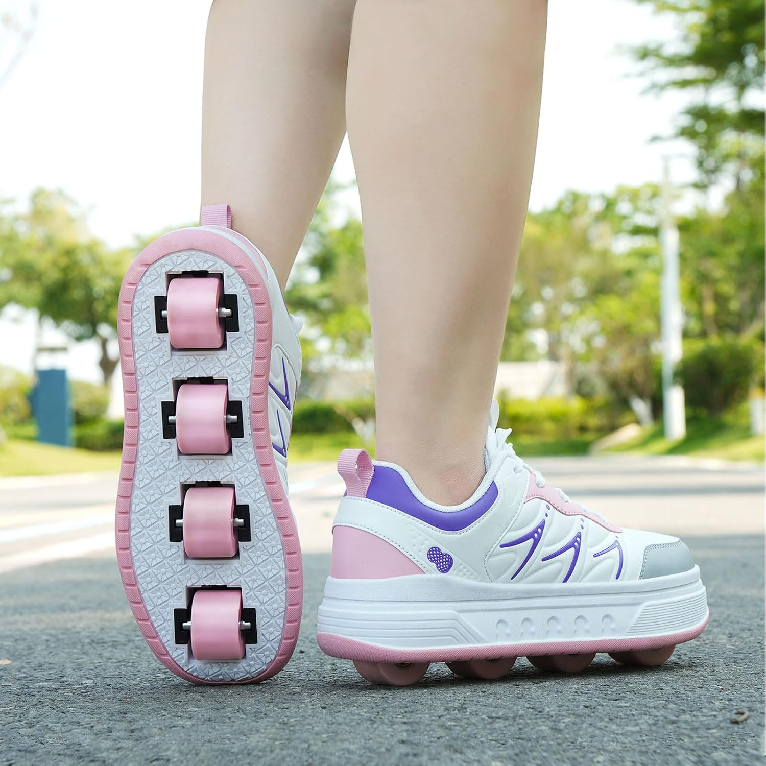 Roller Skate Shoes & Sneakers with Wheels image 5