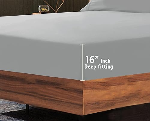 Miniatura 3 de Elegant Comfort Juego de sábanas de microfibra de 3 líneas de calidad de lujo transpirable, tejido suave como la mantequilla, calidad de hotel de