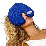 MyCare Hot Cold Face Mask with Washable Cover - Reusable Natural Relief for Migraine, Sinus, Headache, and Stress