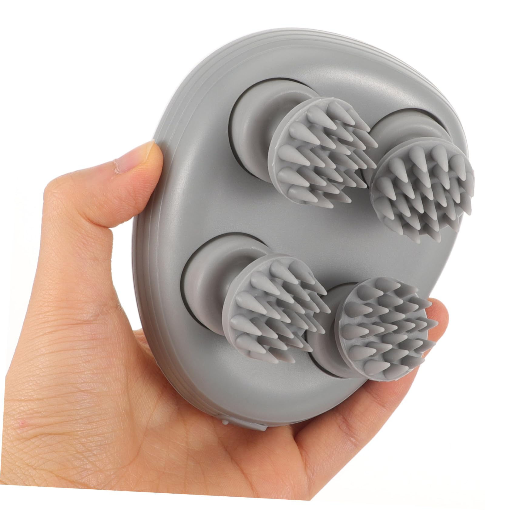 2 Set Massaggiatore Elettrico per Capelluto Ergonomico Portatile e Leggero Dispositivo per Impasto per e Uso e Saloni Bellezza