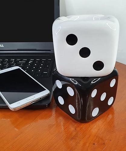 Miniatura 7 de Ceniceros para cigarrillos, dados para cenizas, ceniceros de cerámica de alta calidad, regalos para fumadores, ceniceros para el hogar, para