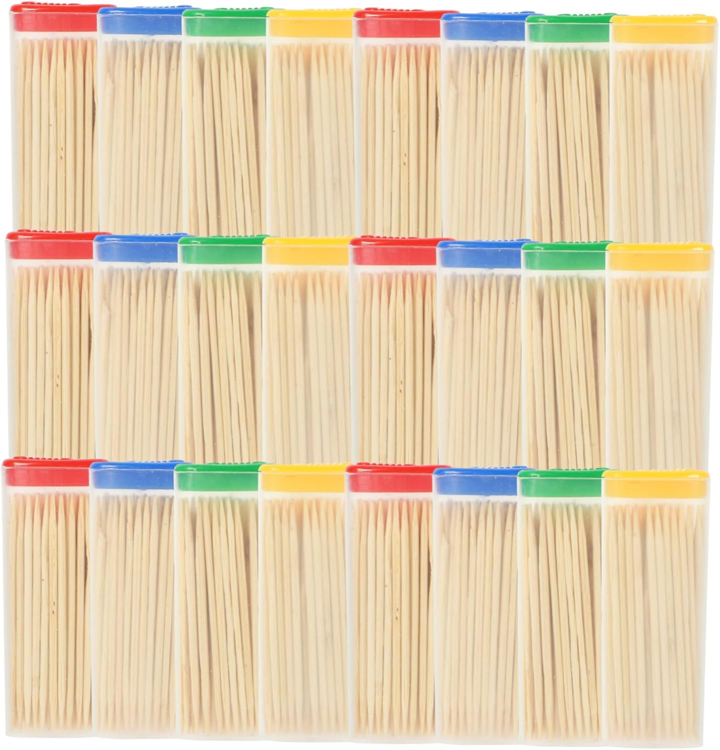 Multi-function Fruit Picks Bamboo Tooth Picks Flat Skewers for Cheese Meat Fruit and Sandwiches for Parties