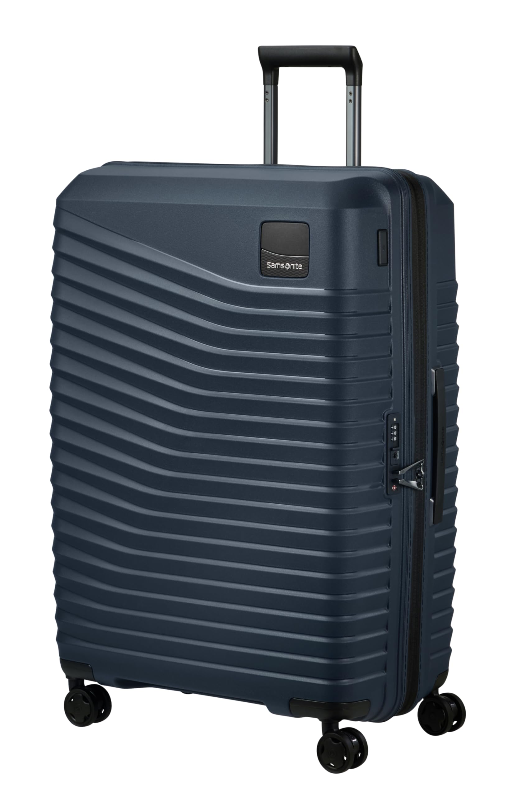 Samsonite Intuo - Spinner L, Expandable Suitcase, 75 cm, 105/115 L, Blue (Blue Nights)
