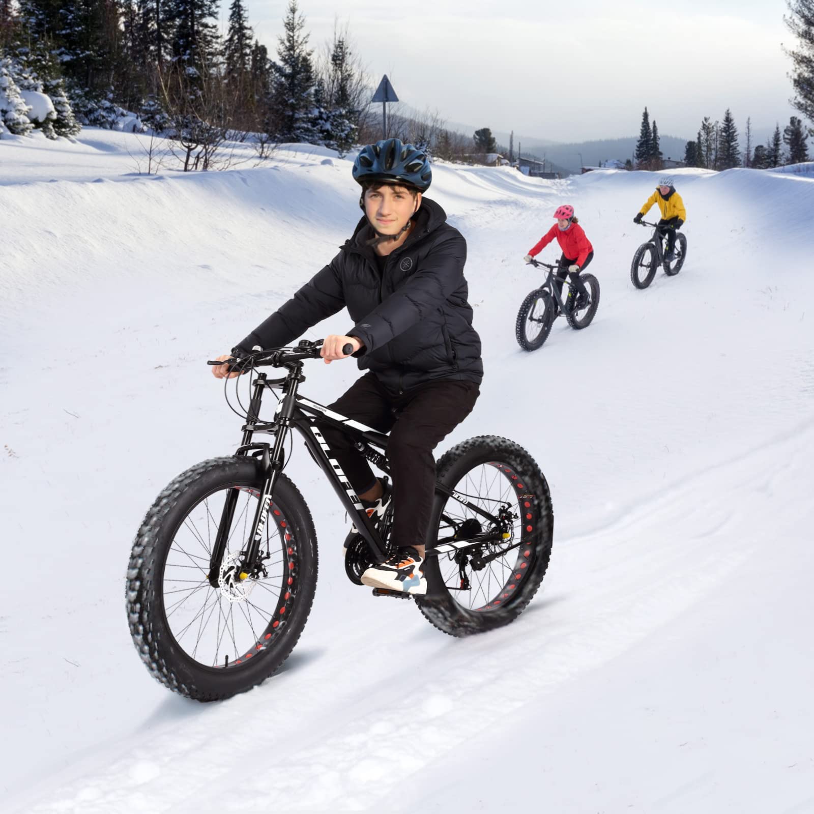 Fat Tire Bikes for Men 26 Inch, Fat Tire Mountain Bike for Women