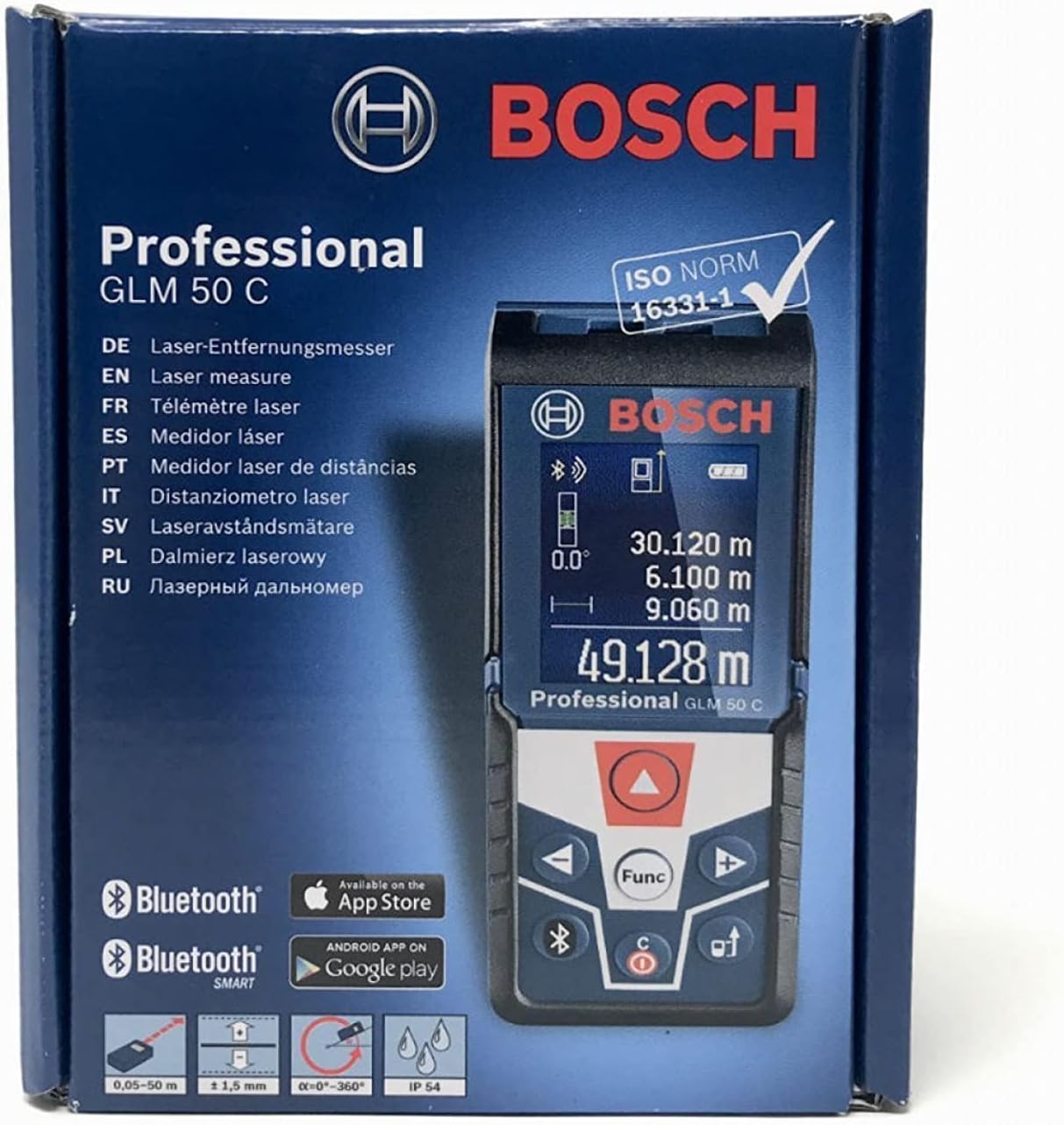 Bosch Glm 50 C Professional Laser Rangefinder