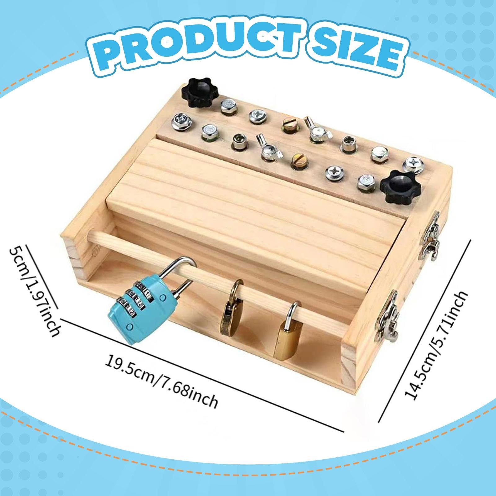 F Fityle Juego de Destornilladores y Tablas para niños, Juego de Herramientas para niños, Llave Inglesa de Viaje, Tuercas y Pernos, Juguete Educativo temprano