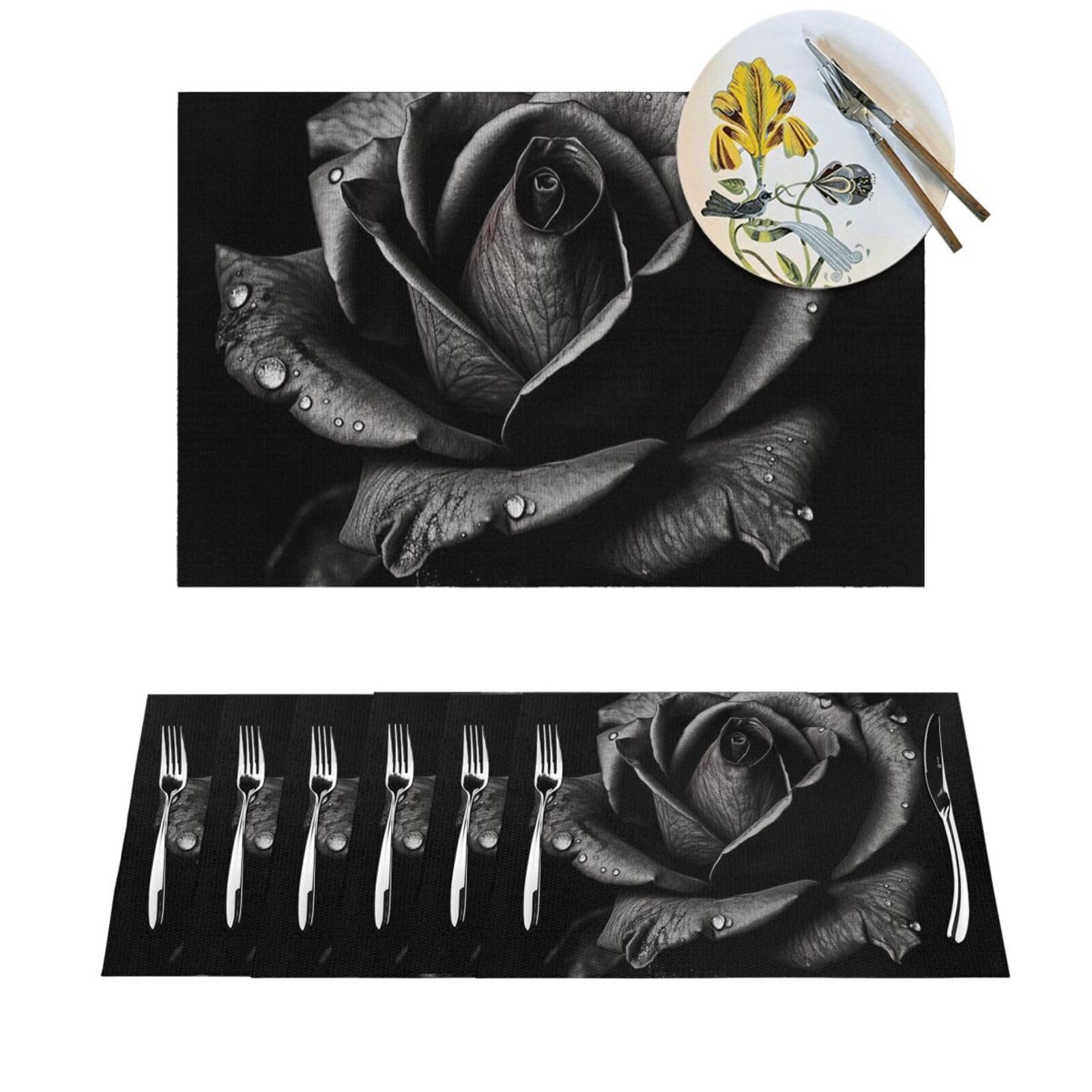 Set de table facile à nettoyer fini les taches lot de 4