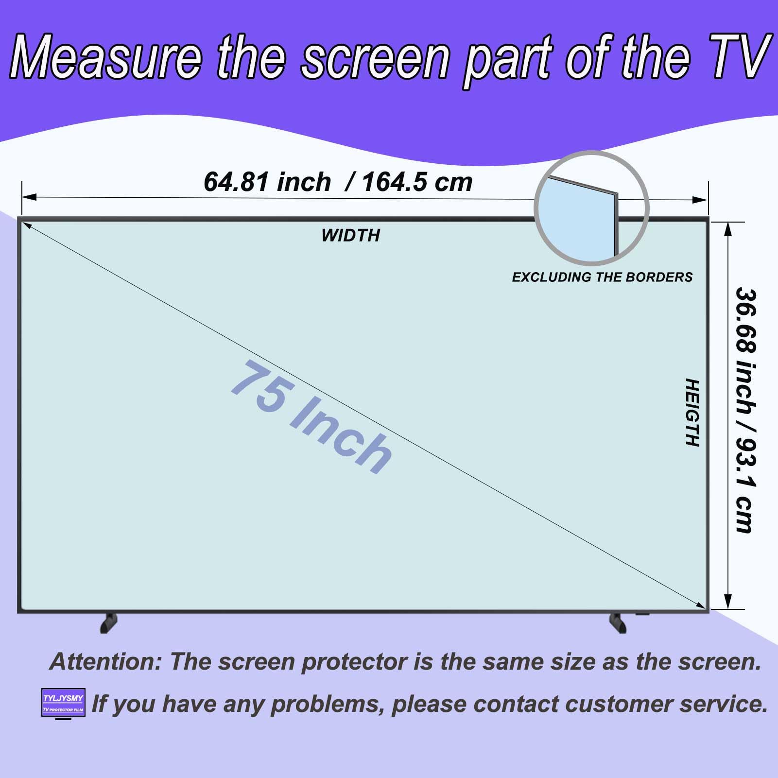 55 インチ テレビ 反射防止フィルム テレビ保護パネル 55型 55インチ
