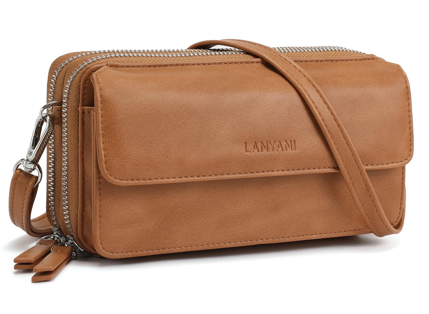 WALLET bag＋POCKET shoulder／brown nylon 71pVTA1twBL.jpg