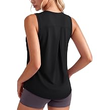 MAGCOMSEN Workout Tank Tops for Women Athletic Sleeveless Shirt Quick Dry