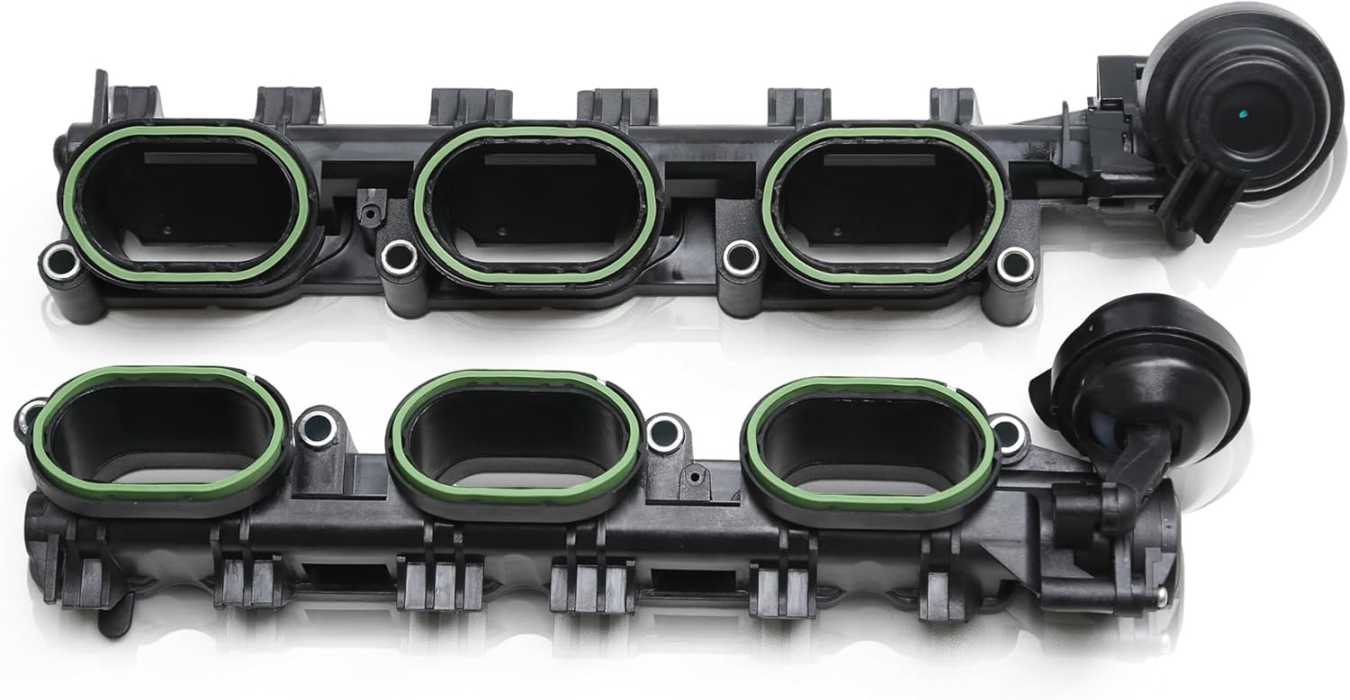 06E133109AS 06E133110AS Left & Right Intake Manifold Kit Compatible with 3.0T Audi A4 Avant A5 A6 A7 A8 Q5 Q7 Quattro VW Touareg