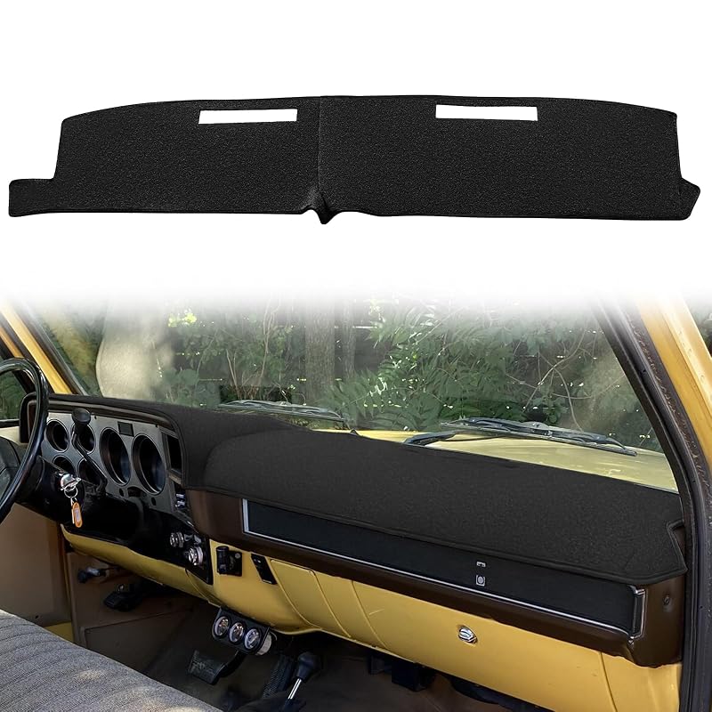 Capa para Painel Yiz para Chevy C/K/R/V Series Suburban 1981–1991, preta J22