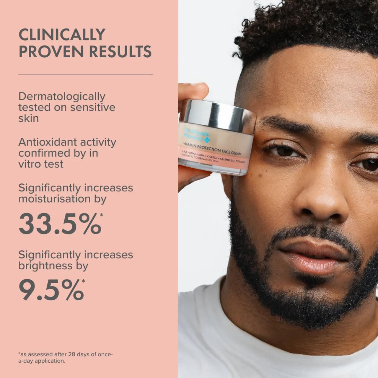 The Organic Pharmacy Vitamin Protection Face Cream, 50ml, Normal to Combination Skin, with Carrot and Calendula - Image 3