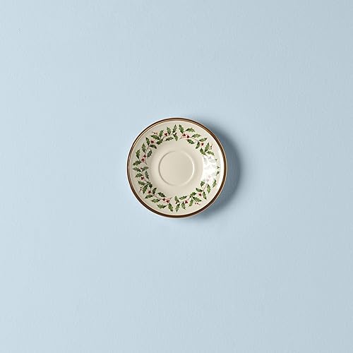Miniatura 3 de Lenox 146504040 Holiday Tea Saucer, Christmas Theme
