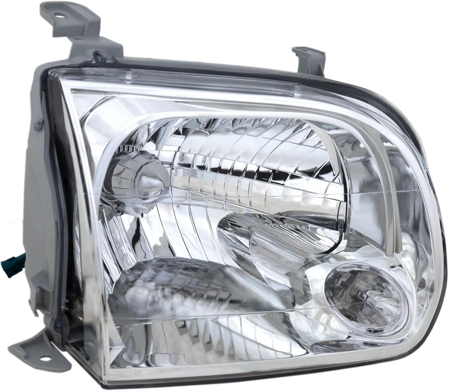 Compatible with 05-07 Sequoia & 06-07 Tundra Crew Cab Headlight Headlamp Head Light with Bulb Right Passenger Side