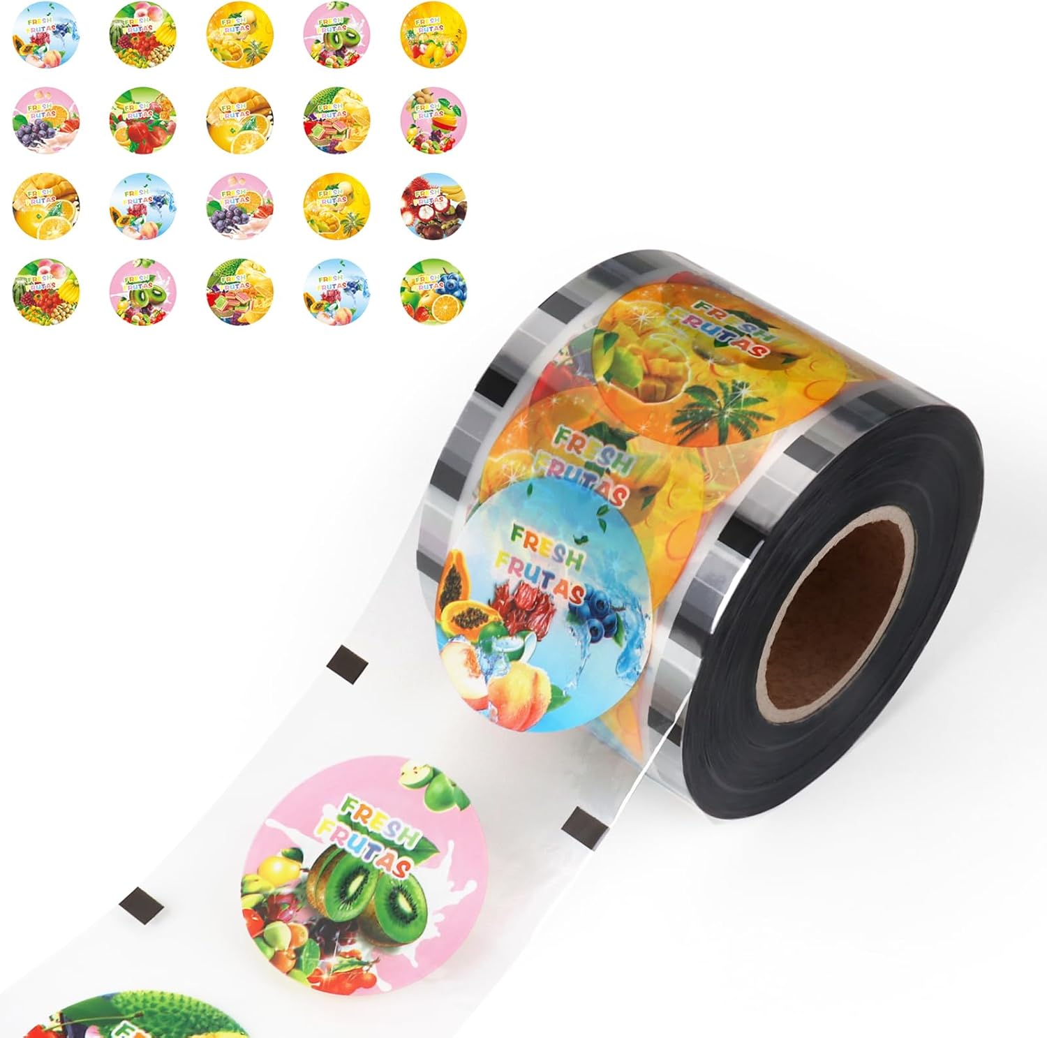 Bubble Boba Tea Sealing Film Roll Juice Cup Sealer 3000 Cups PP Plastic Cup 95 mm (3.74 inch)