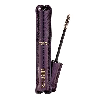 tarte lights, camera, lashes 4-in-1 mascara Volume, Length, Curl & Conditioning for Fuller Looking Lashes, Smudge-Proof, Flake-Free, Longwear, Vegan & Cruelty Free