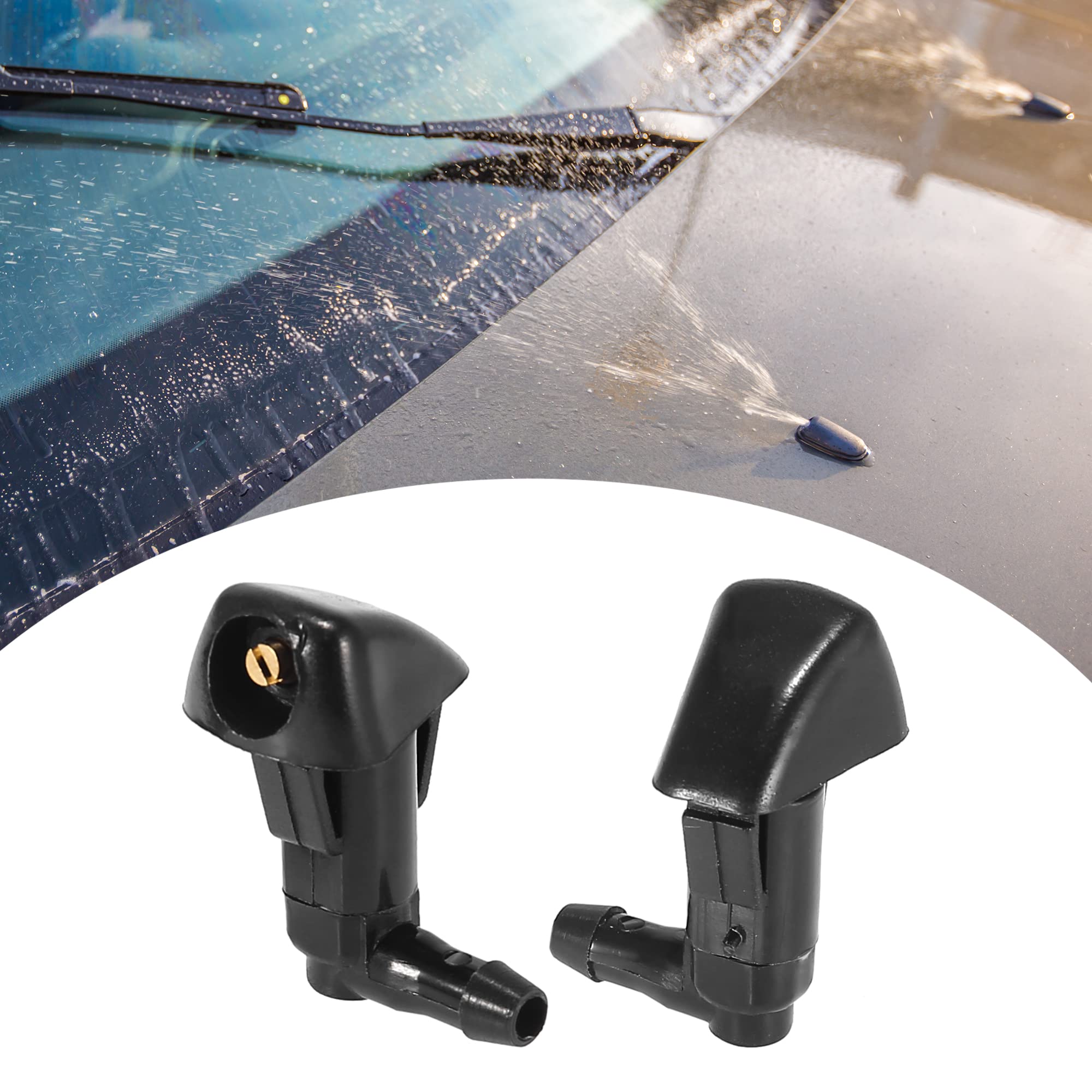 2Pcs Windshield Washer Wiper Spray Nozzle Sprayer for 1998-2002 Accord Honda