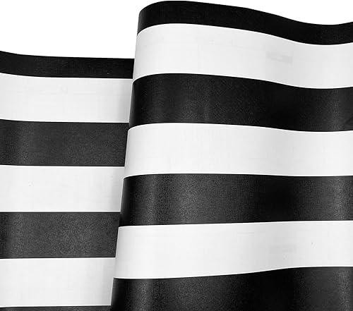 Miniatura 8 de Rollo de papel tapiz de 14.7 pies para cajones de dos tonos, 17.7 x 177 pulgadas, papel autoadhesivo para estanterías de esquina, multiuso,