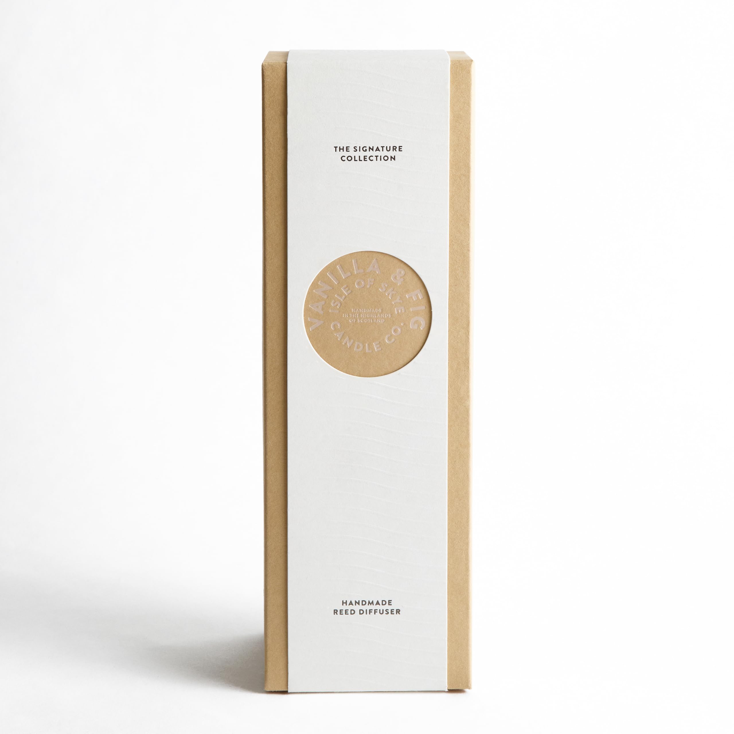 Isle of Skye Diffuseur de Parfum – Vanille et Figue – sûr sans Flamme Les (odorantes mais 10 semaines Environ) Blanc. Boîte de Cadeau.