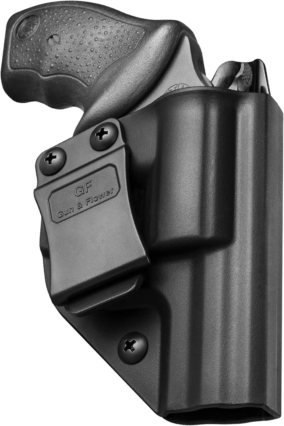 IWB Holster for Taurus 85 & S&W J-Frame Revolvers (637,642,638,43,442), Inside Waistband Appendix Carry, Adj.Retention & Cant, NOT for Taurus 856 & 605 Protector/Defender/Rail Models - Right Hand